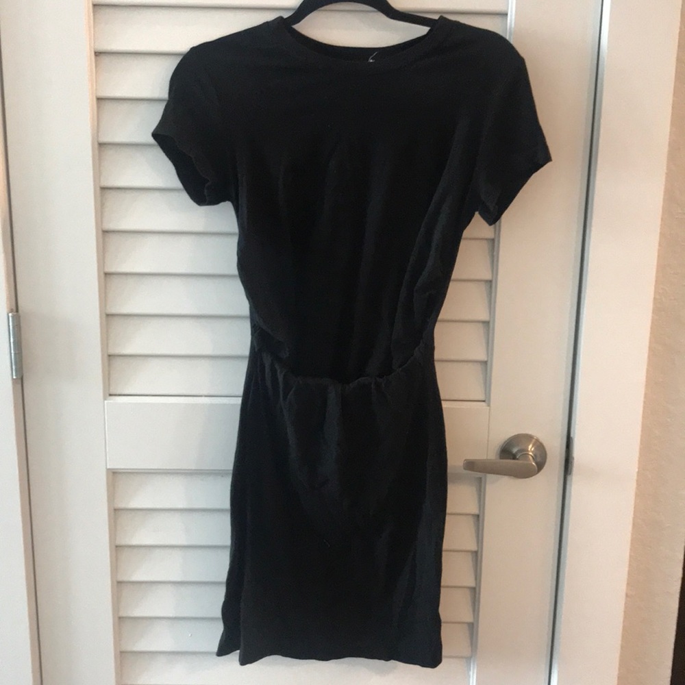 Black T shirt dress